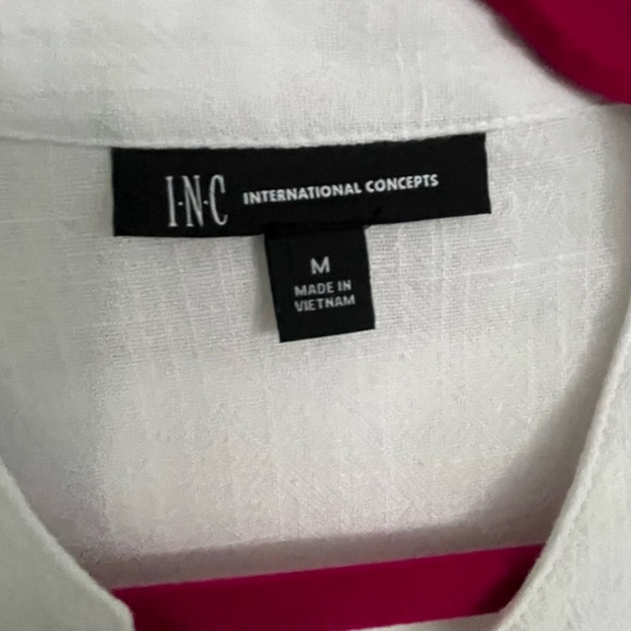 NYC. Med 100% cotton white tie up - Picture 2 of 4